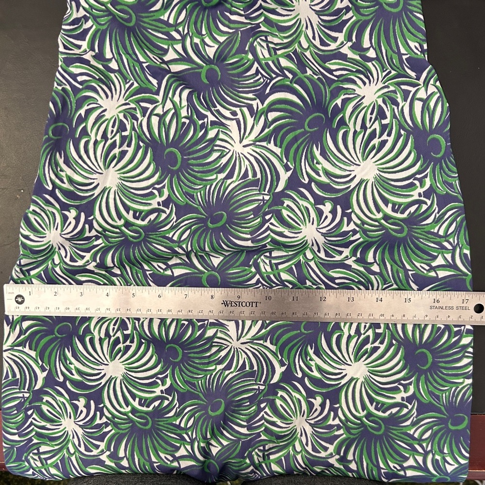 Vintage 1970s Halter Maxi Dress Blue Green White Size XS - Picture 12 of 12